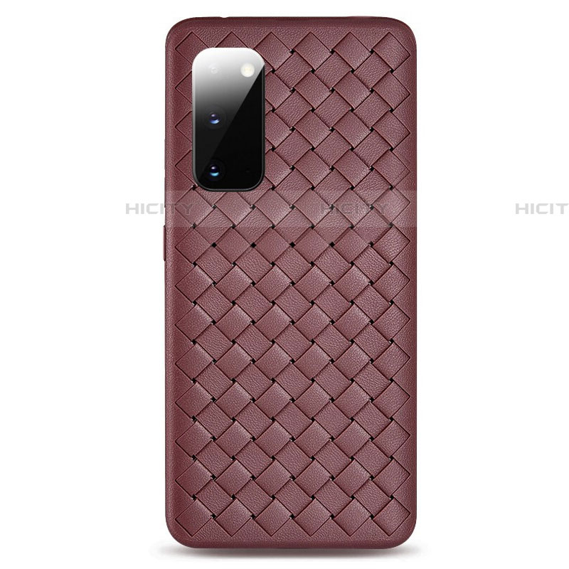 Custodia Silicone Morbida In Pelle Cover H03 per Samsung Galaxy S20 5G