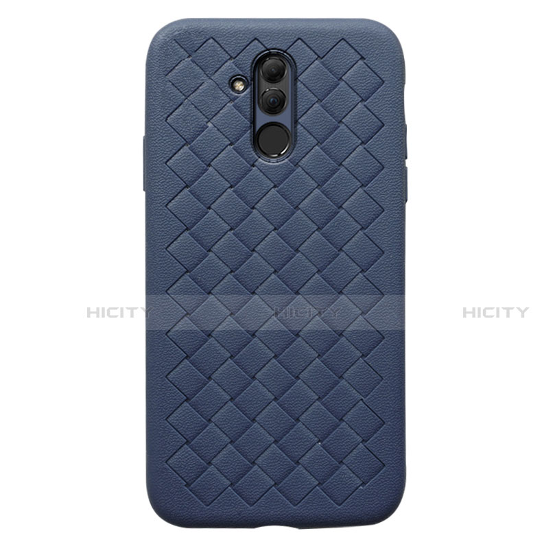 Custodia Silicone Morbida In Pelle Cover H05 per Huawei Mate 20 Lite