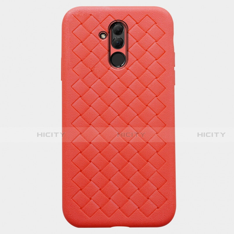 Custodia Silicone Morbida In Pelle Cover H05 per Huawei Mate 20 Lite