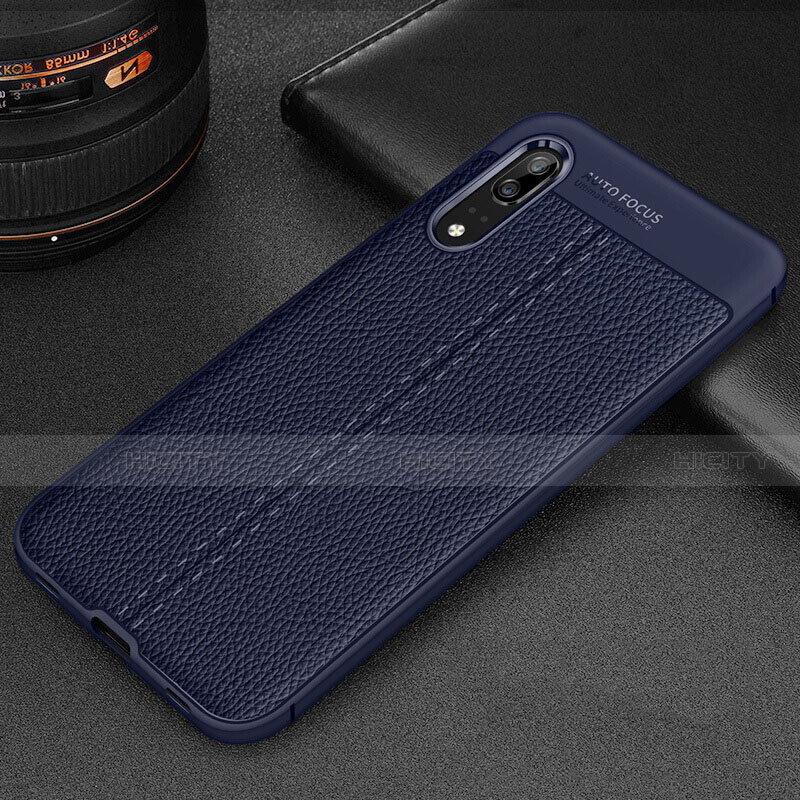 Custodia Silicone Morbida In Pelle Cover H06 per Huawei P20