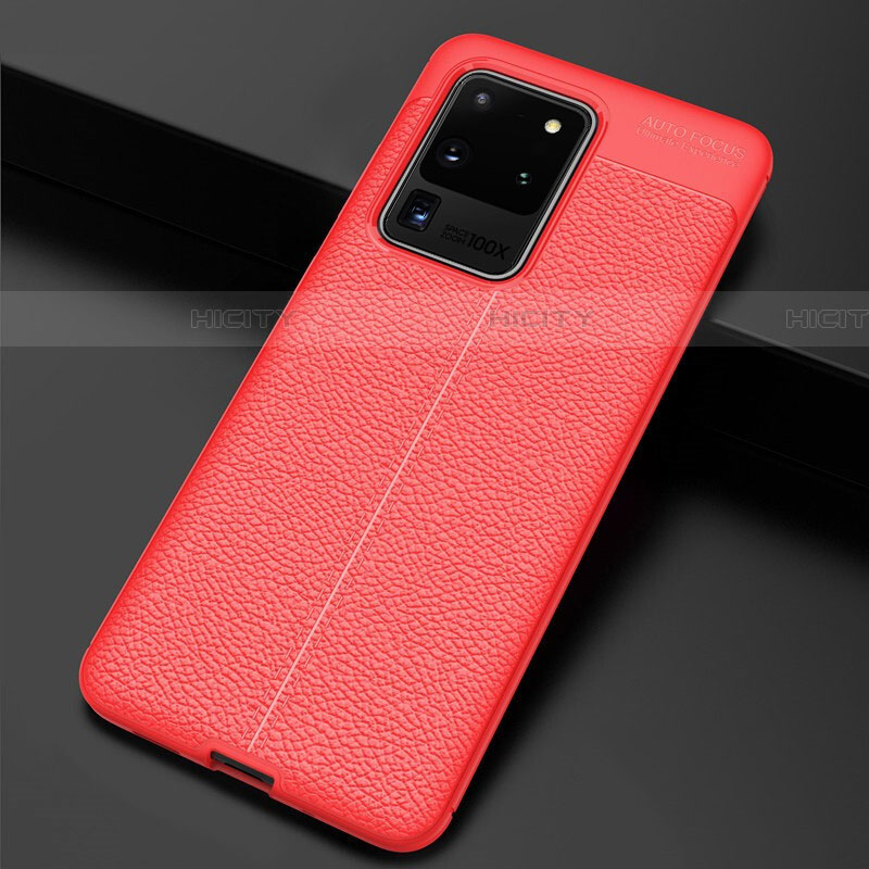 Custodia Silicone Morbida In Pelle Cover H06 per Samsung Galaxy S20 Ultra 5G