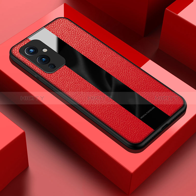 Custodia Silicone Morbida In Pelle Cover PB1 per OnePlus 9 5G