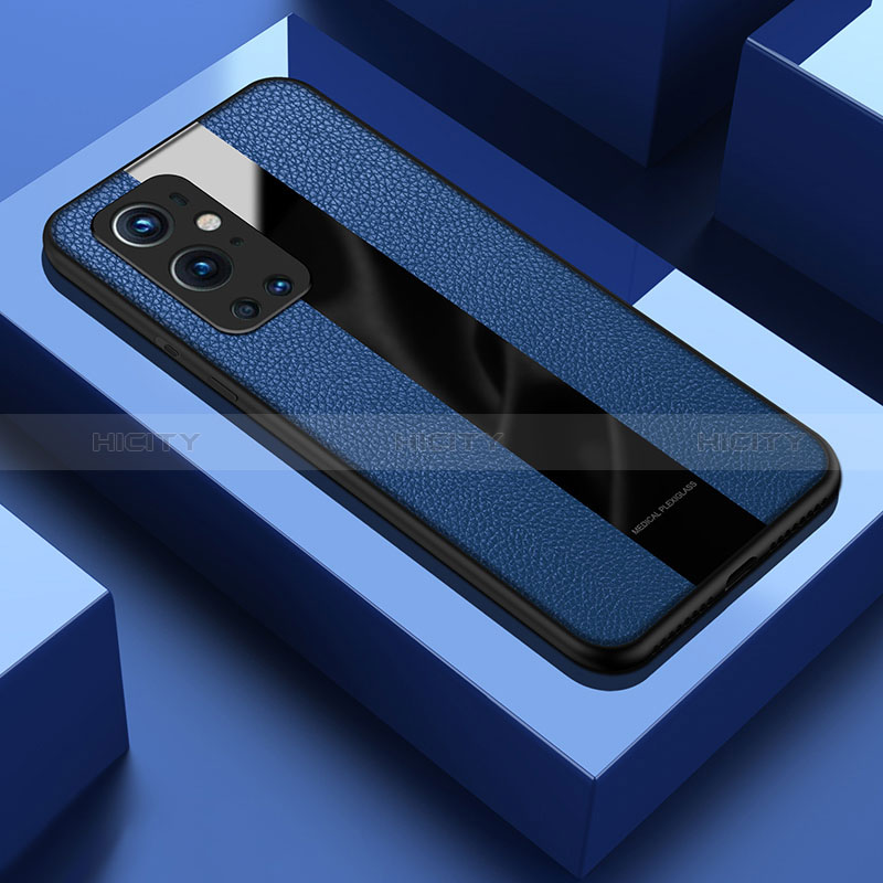 Custodia Silicone Morbida In Pelle Cover PB1 per OnePlus 9 Pro 5G