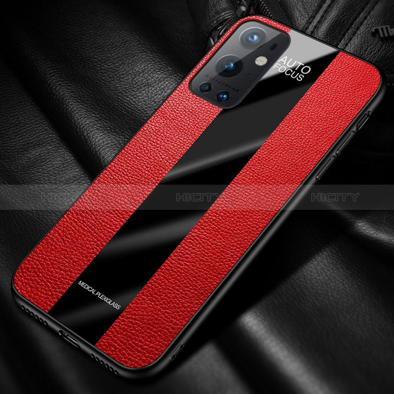 Custodia Silicone Morbida In Pelle Cover PB1 per OnePlus 9 Pro 5G