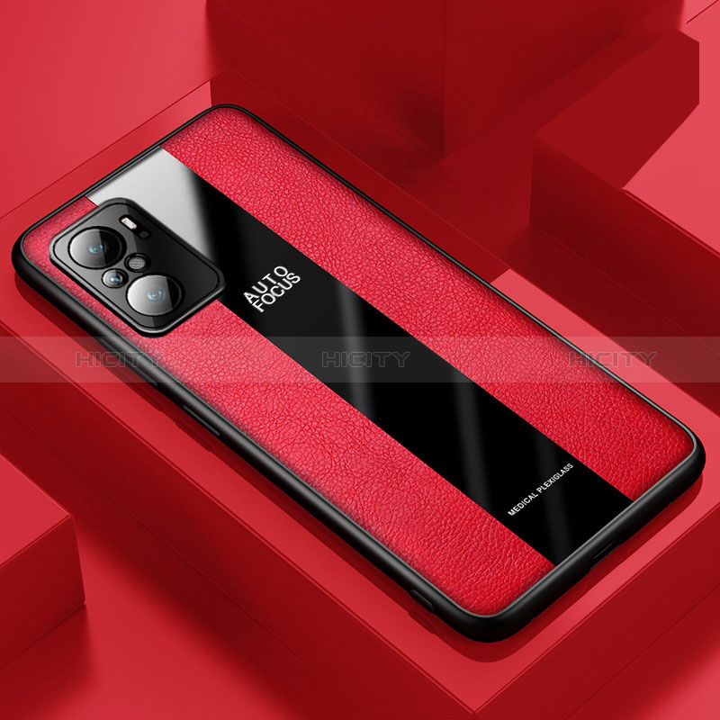 Custodia Silicone Morbida In Pelle Cover PB1 per Xiaomi Mi 11X Pro 5G Rosso