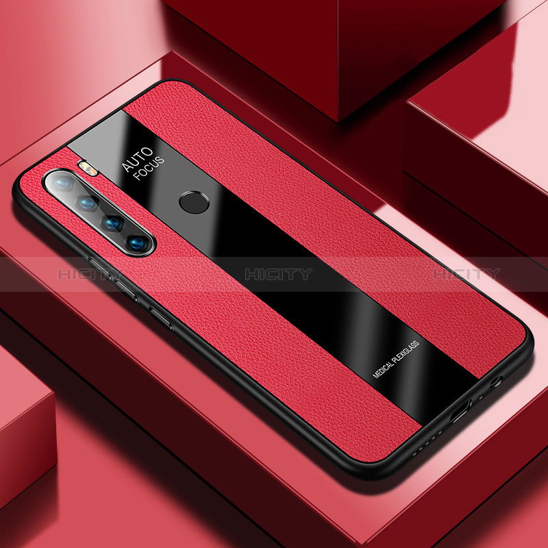 Custodia Silicone Morbida In Pelle Cover PB1 per Xiaomi Redmi Note 8 (2021)