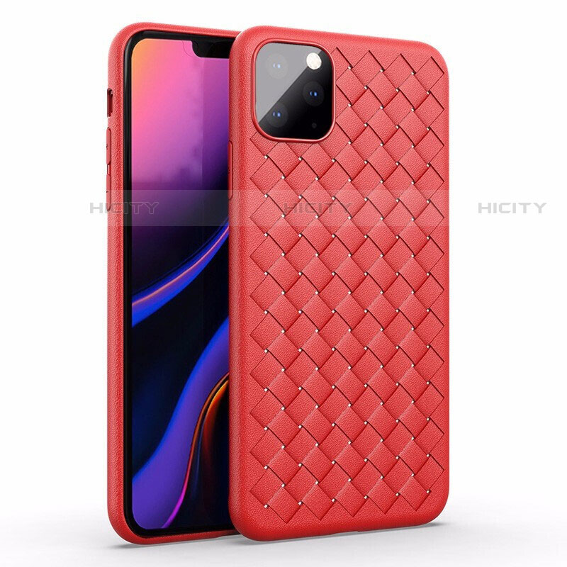 Custodia Silicone Morbida In Pelle Cover per Apple iPhone 11 Pro Max