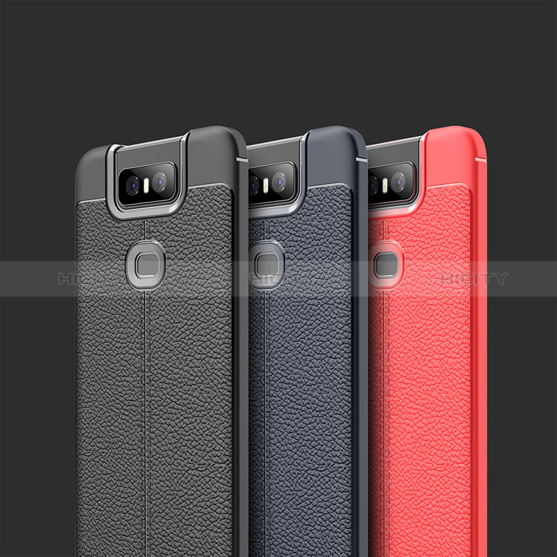 Custodia Silicone Morbida In Pelle Cover per Asus Zenfone 6 ZS630KL