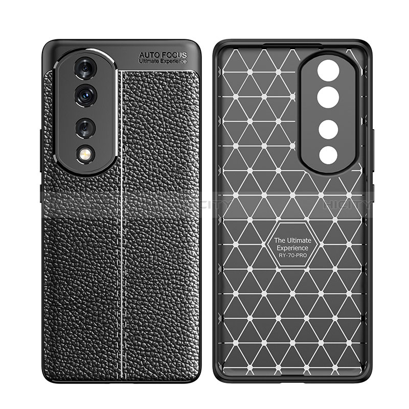 Custodia Silicone Morbida In Pelle Cover per Huawei Honor 70 Pro+ Plus 5G