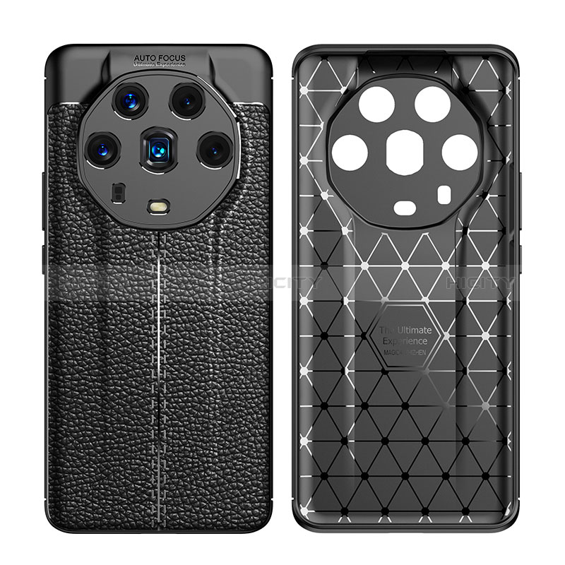 Custodia Silicone Morbida In Pelle Cover per Huawei Honor Magic4 Ultimate 5G