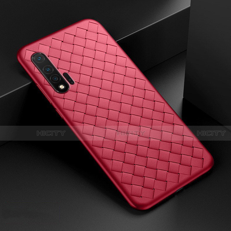 Custodia Silicone Morbida In Pelle Cover per Huawei Nova 6 5G