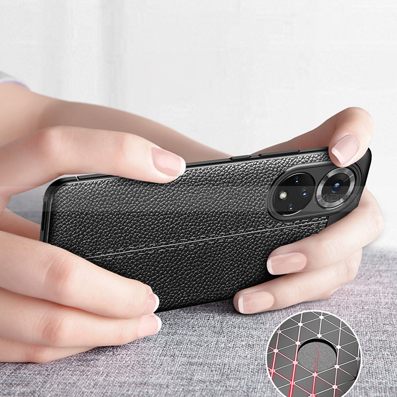 Custodia Silicone Morbida In Pelle Cover per Huawei Nova 9