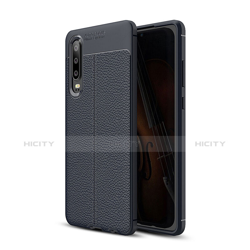 Custodia Silicone Morbida In Pelle Cover per Huawei P30