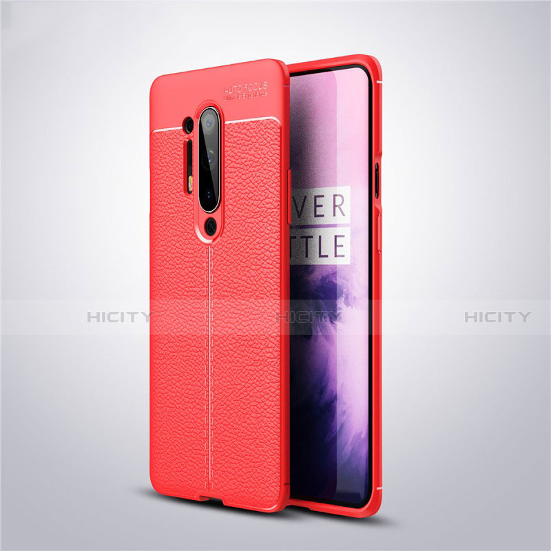 Custodia Silicone Morbida In Pelle Cover per OnePlus 8 Pro