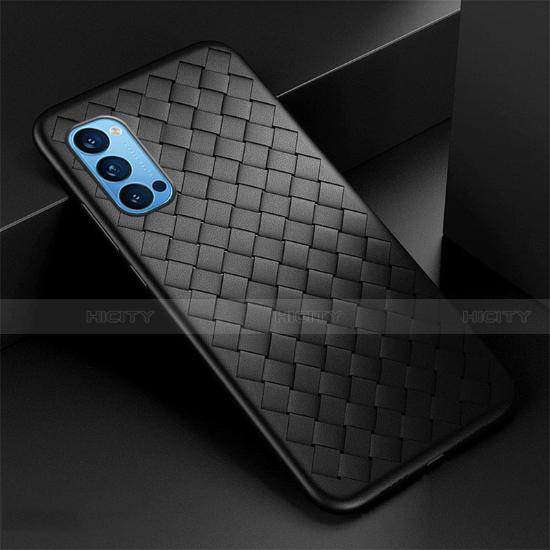 Custodia Silicone Morbida In Pelle Cover per Oppo Reno4 Pro 5G