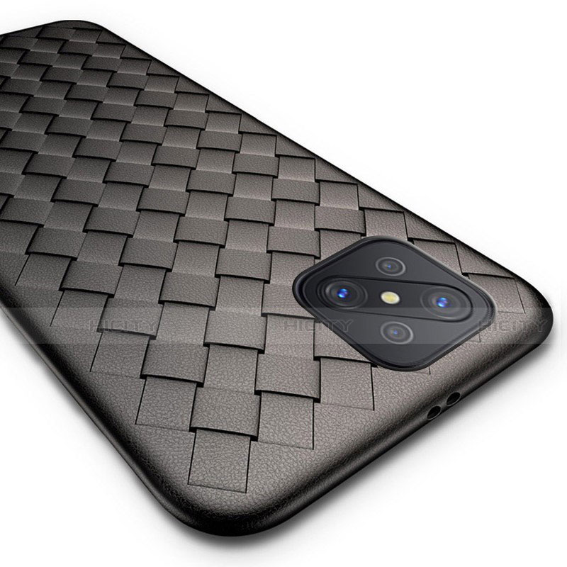 Custodia Silicone Morbida In Pelle Cover per Oppo Reno4 Z 5G