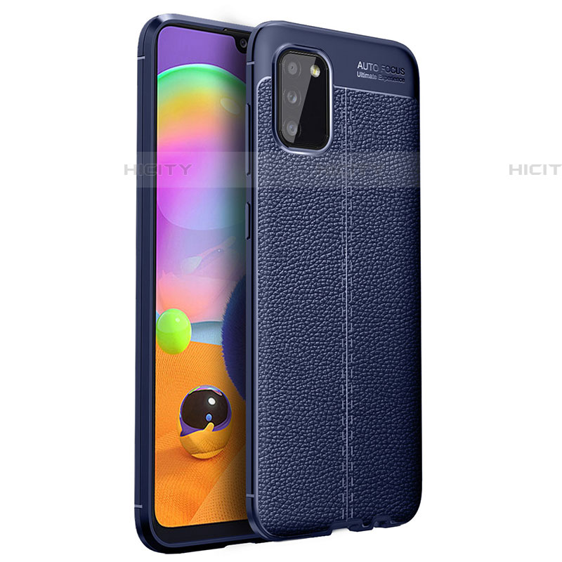 Custodia Silicone Morbida In Pelle Cover per Samsung Galaxy A03s