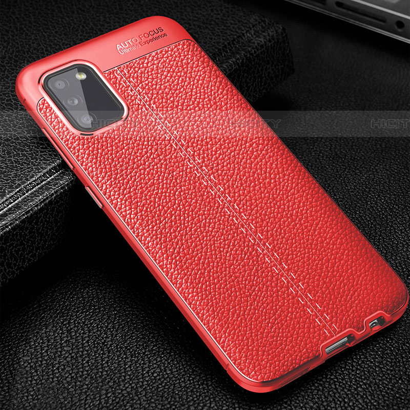 Custodia Silicone Morbida In Pelle Cover per Samsung Galaxy A03s