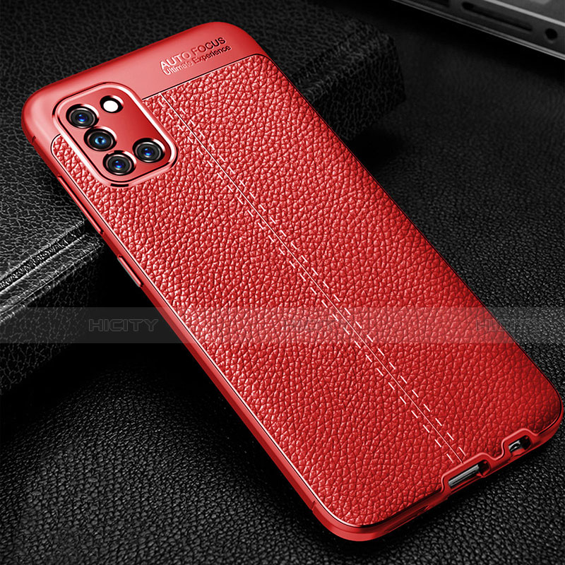 Custodia Silicone Morbida In Pelle Cover per Samsung Galaxy A31 Rosso