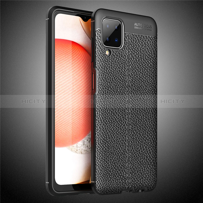 Custodia Silicone Morbida In Pelle Cover per Samsung Galaxy F12