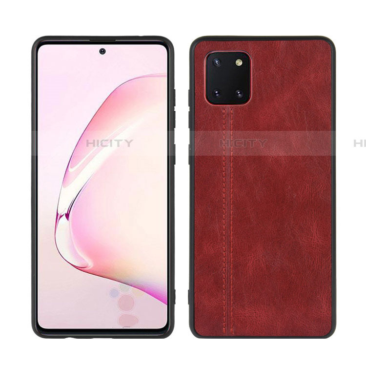 Custodia Silicone Morbida In Pelle Cover per Samsung Galaxy M60s Rosso Rosa