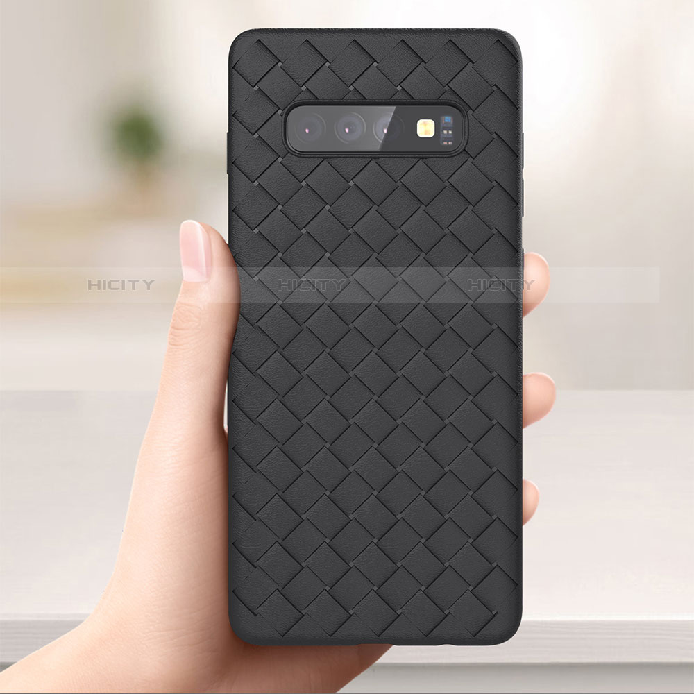 Custodia Silicone Morbida In Pelle Cover per Samsung Galaxy S10 5G