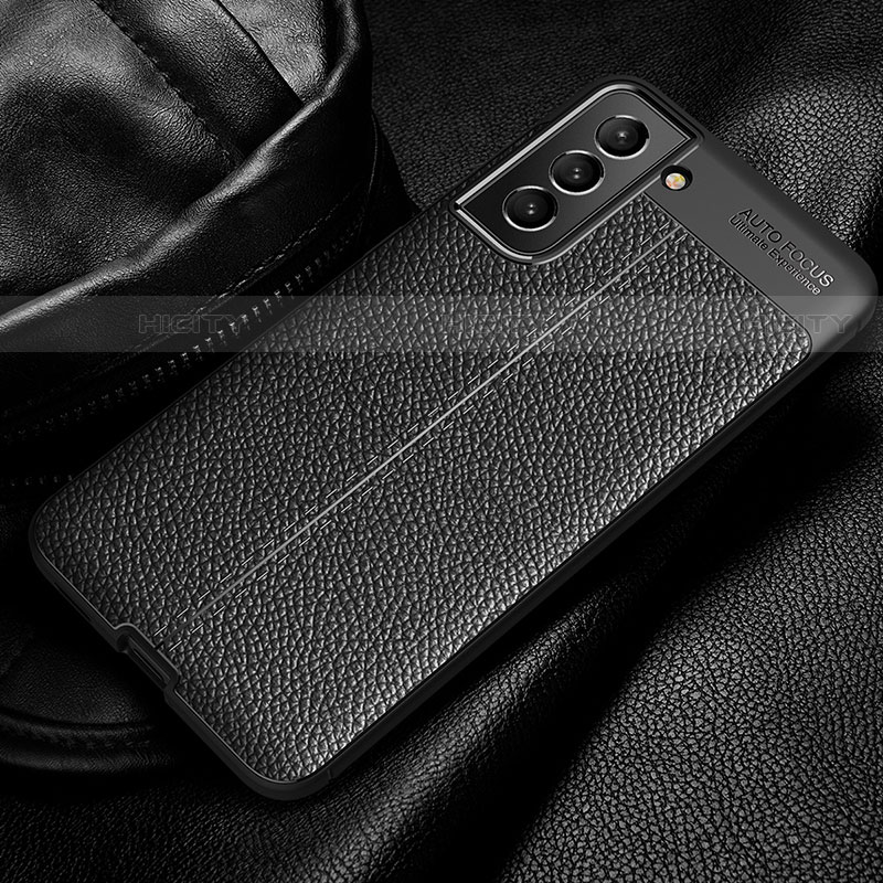Custodia Silicone Morbida In Pelle Cover per Samsung Galaxy S21 FE 5G
