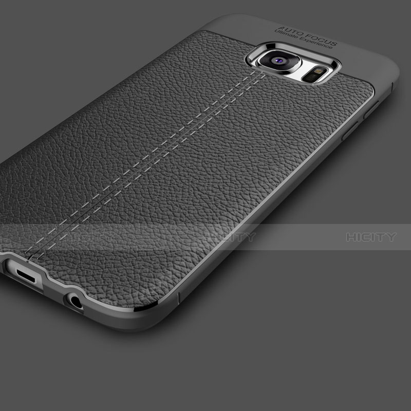 Custodia Silicone Morbida In Pelle Cover per Samsung Galaxy S7 Edge G935F