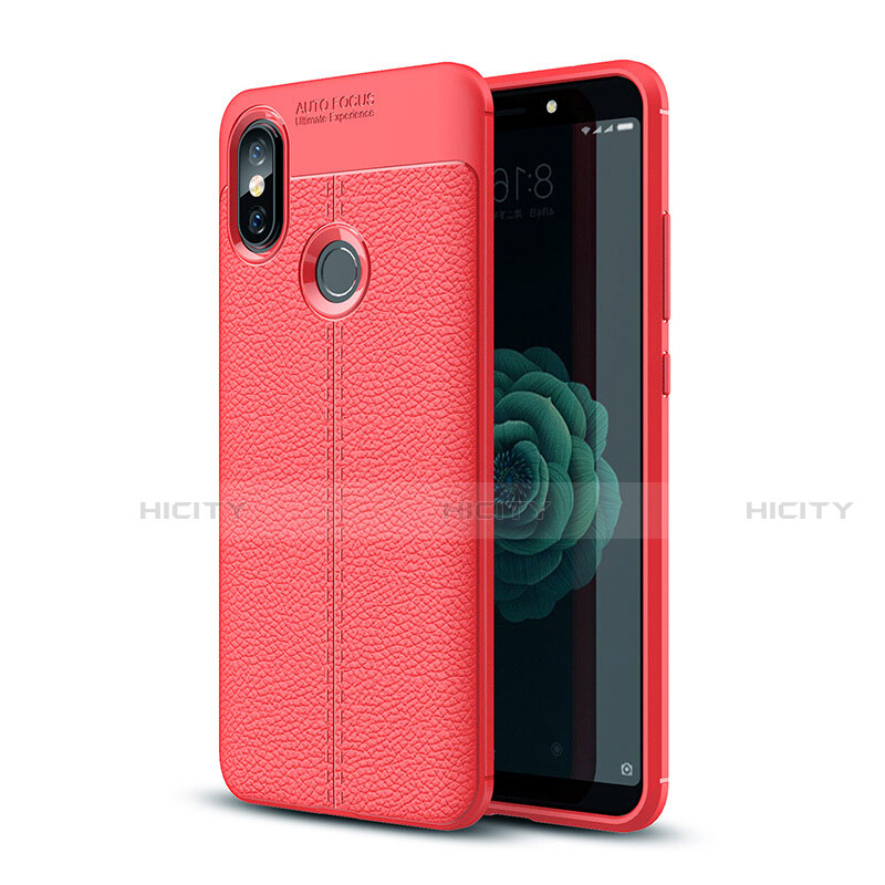 Custodia Silicone Morbida In Pelle Cover per Xiaomi Mi 6X