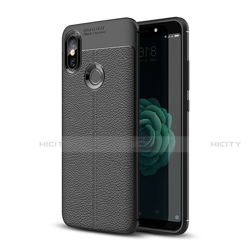 Custodia Silicone Morbida In Pelle Cover per Xiaomi Mi A2