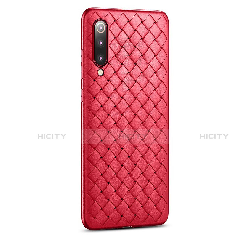 Custodia Silicone Morbida In Pelle Cover per Xiaomi Mi A3 Lite Rosso