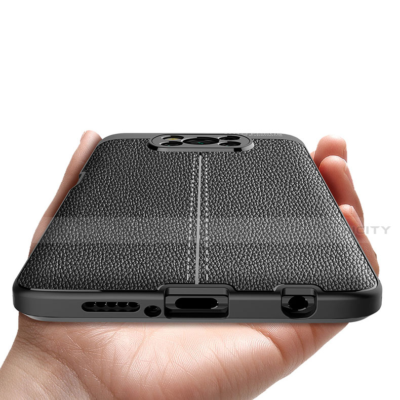 Custodia Silicone Morbida In Pelle Cover per Xiaomi Poco X3 Pro