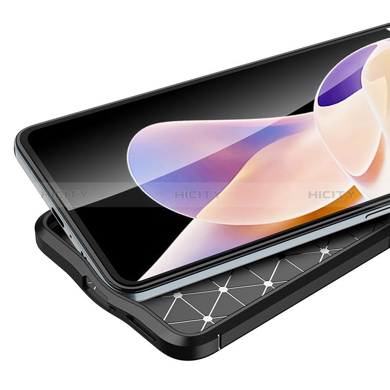 Custodia Silicone Morbida In Pelle Cover per Xiaomi Poco X4 NFC