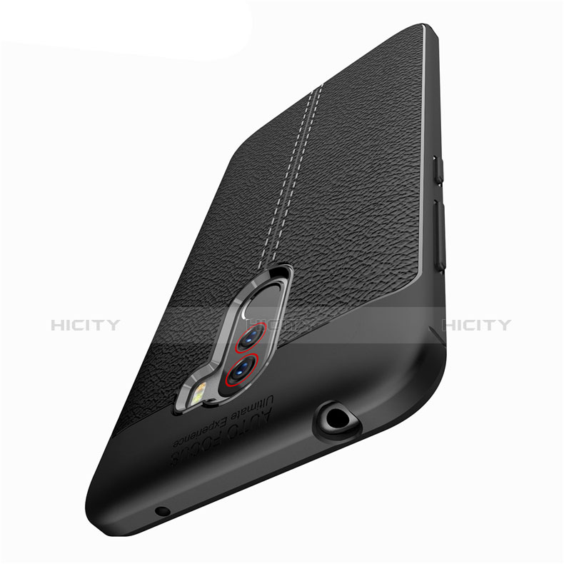 Custodia Silicone Morbida In Pelle Cover per Xiaomi Pocophone F1