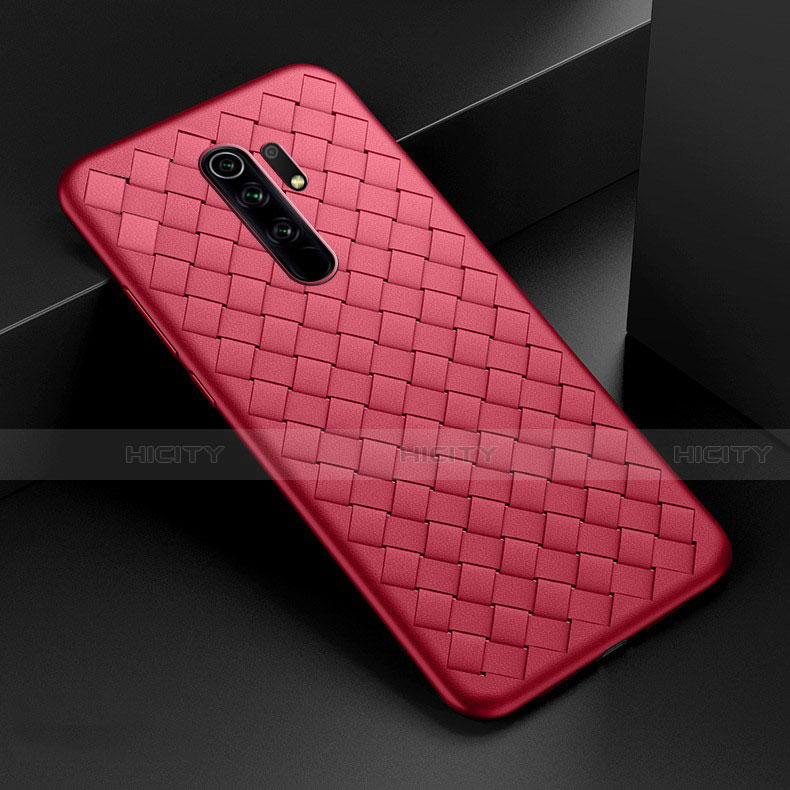 Custodia Silicone Morbida In Pelle Cover per Xiaomi Redmi 9