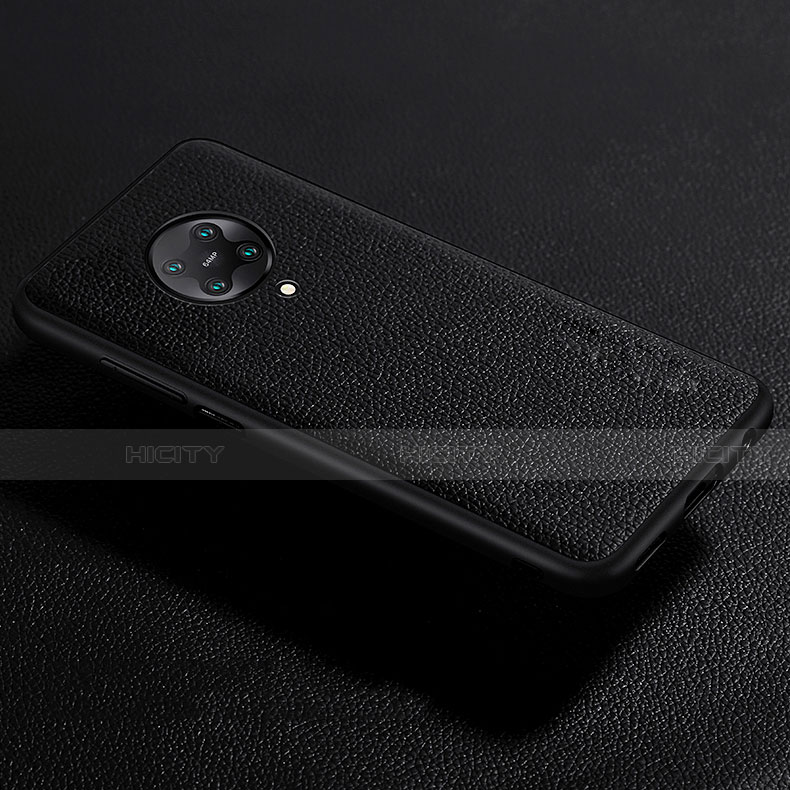 Custodia Silicone Morbida In Pelle Cover per Xiaomi Redmi K30 Pro Zoom Nero