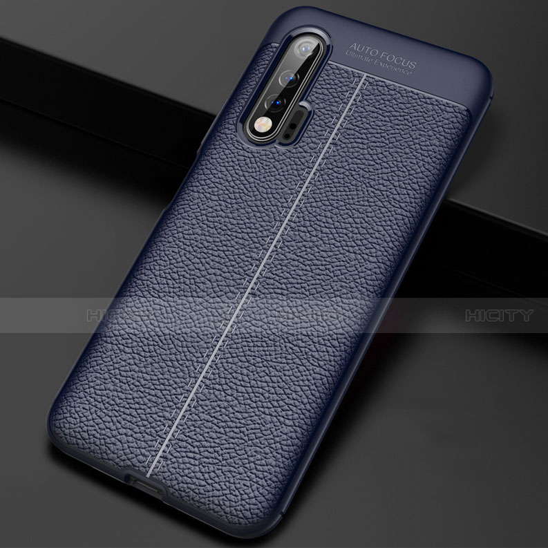 Custodia Silicone Morbida In Pelle Cover S01 per Huawei Nova 6