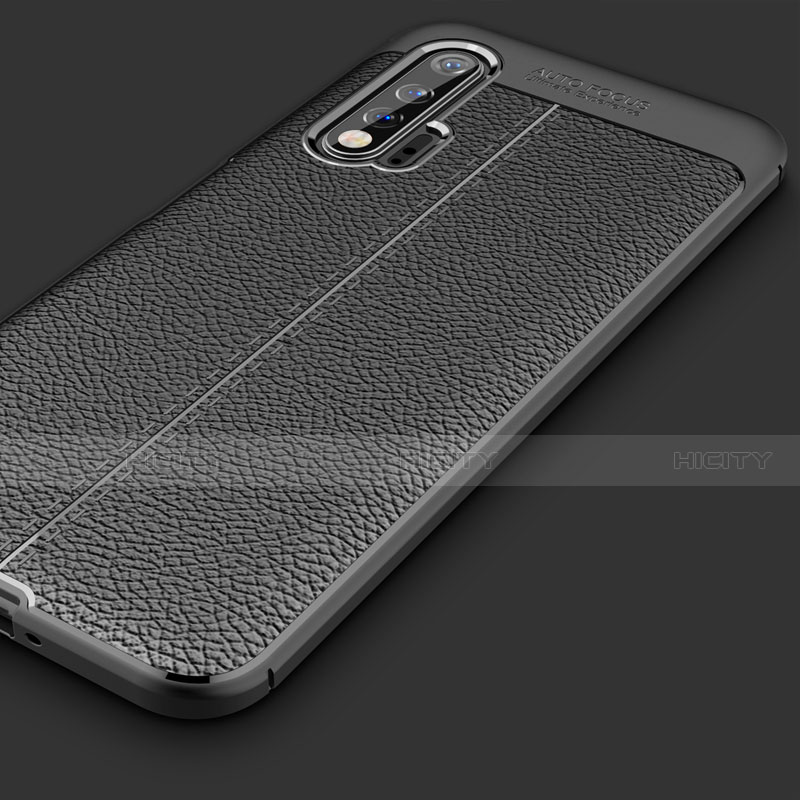 Custodia Silicone Morbida In Pelle Cover S01 per Huawei Nova 6 5G