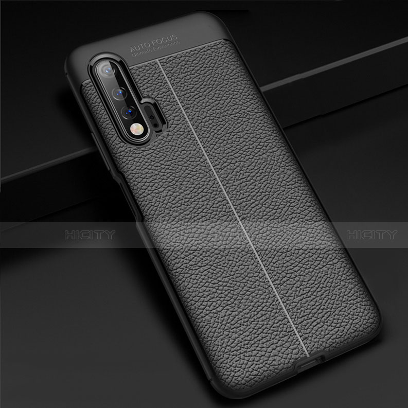 Custodia Silicone Morbida In Pelle Cover S01 per Huawei Nova 6