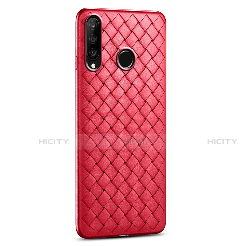 Custodia Silicone Morbida In Pelle Cover S01 per Huawei P30 Lite New Edition