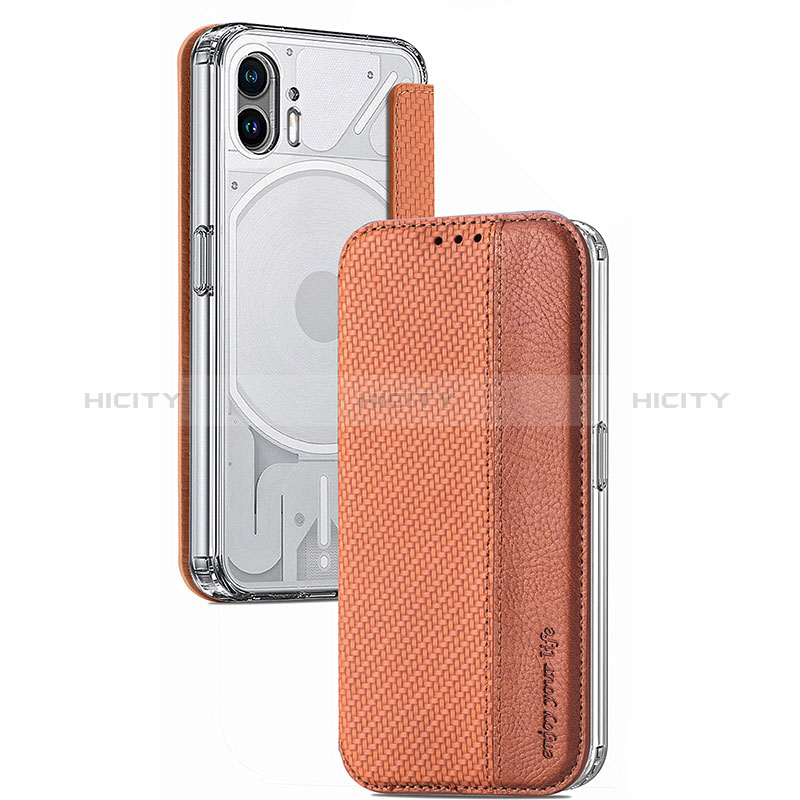 Custodia Silicone Morbida In Pelle Cover S01 per Nothing Phone 2