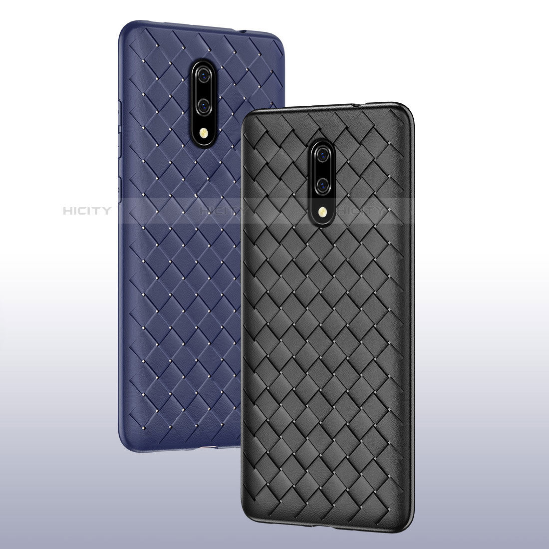 Custodia Silicone Morbida In Pelle Cover S01 per OnePlus 7