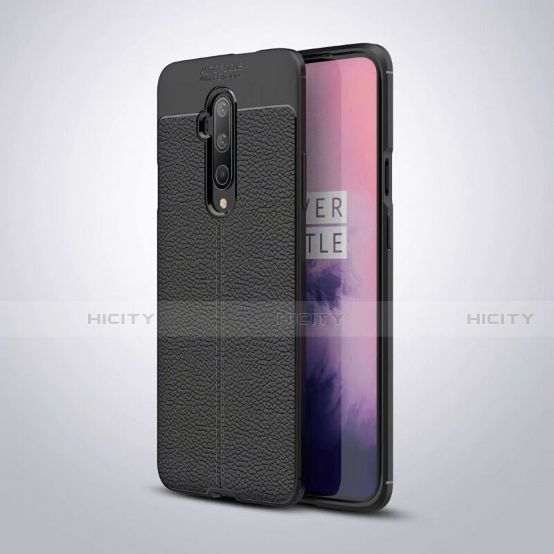 Custodia Silicone Morbida In Pelle Cover S01 per OnePlus 7T Pro 5G