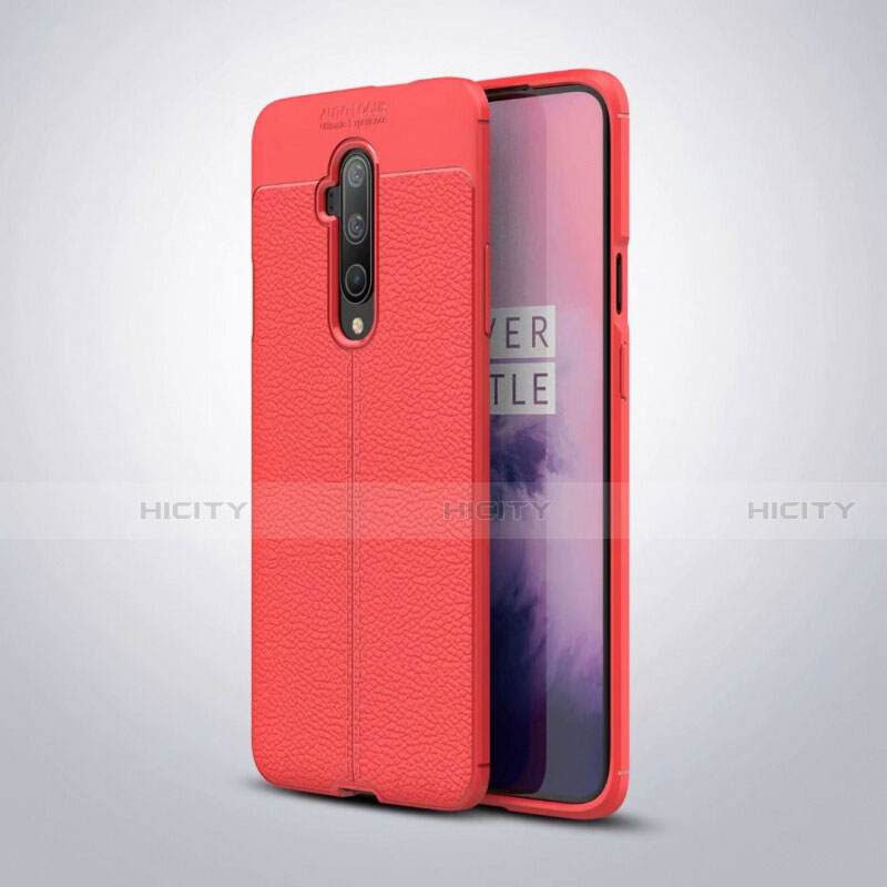 Custodia Silicone Morbida In Pelle Cover S01 per OnePlus 7T Pro 5G