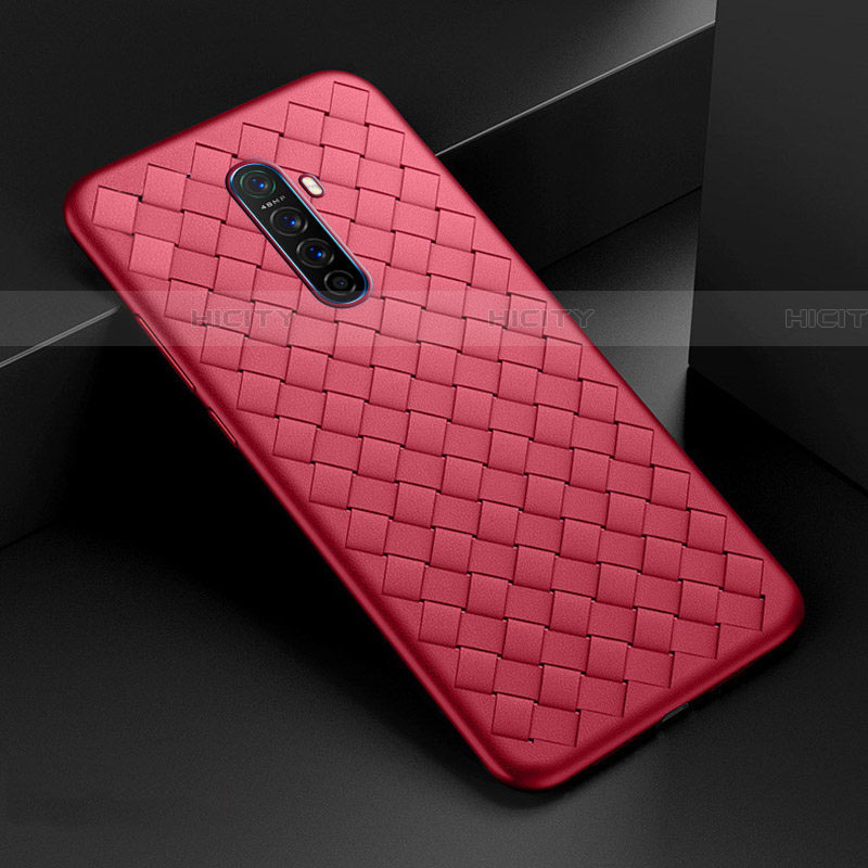 Custodia Silicone Morbida In Pelle Cover S01 per Oppo Reno Ace