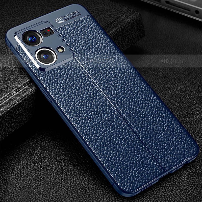 Custodia Silicone Morbida In Pelle Cover S01 per Oppo Reno8 4G