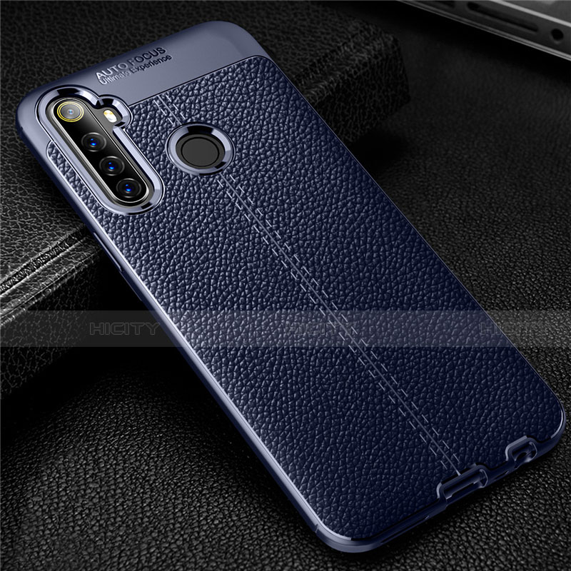 Custodia Silicone Morbida In Pelle Cover S01 per Realme 6i