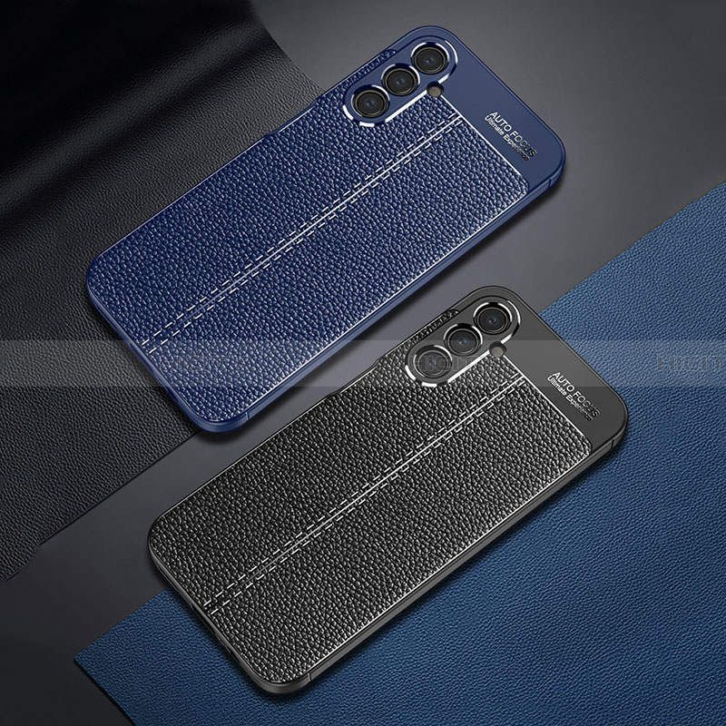 Custodia Silicone Morbida In Pelle Cover S01 per Samsung Galaxy A14 4G