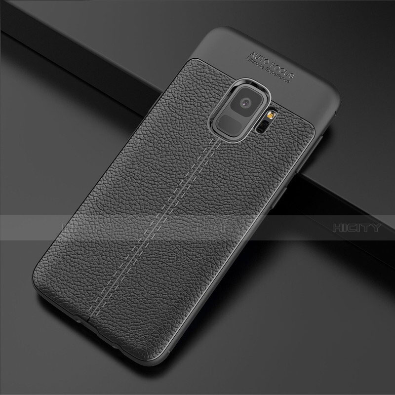 Custodia Silicone Morbida In Pelle Cover S01 per Samsung Galaxy S9