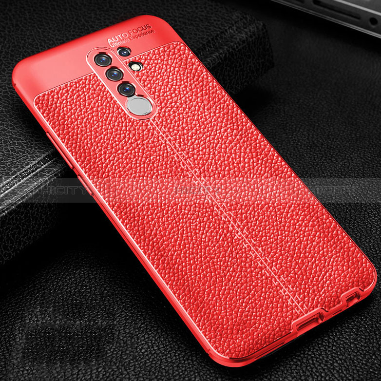 Custodia Silicone Morbida In Pelle Cover S01 per Xiaomi Poco M2